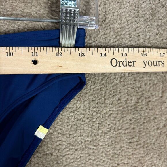 Summersalt The High Leg Bikini Bottom Womens Size 4 Deep Blue Mid Rise Swimming - Picture 4 of 10